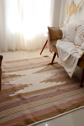 Tapete de Bico Cru Linha Nude 1,50x1,50m