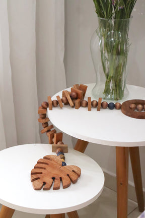 Colar / Terço de Mesa Especial Decorativo Costela de Adão Blocos