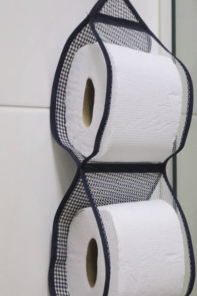 Porta Papel Higiênico 2 Lugares Tule Preto