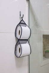 Porta Papel Higiênico 2 Lugares Tule Preto