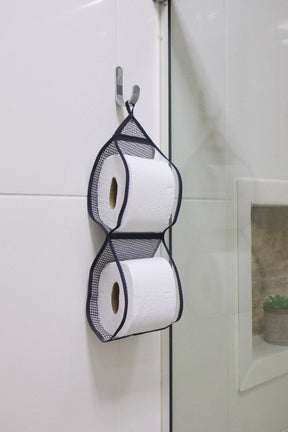 Porta Papel Higiênico 2 Lugares Tule Preto