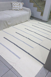 Tapete em Linha Capri Preto e Cinza 2,00x2,50m