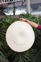 Tapete de Palha Redondo Liso 60cm
