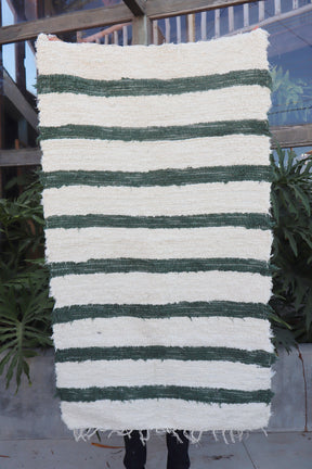 Tapete Médio Felpudo Verde 0,80x1,50m