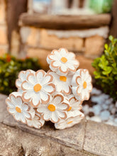 Buquê De Flor Madeira Branco G