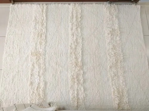 Tapete Algodão Bordado Vanil 1,50x2,00m