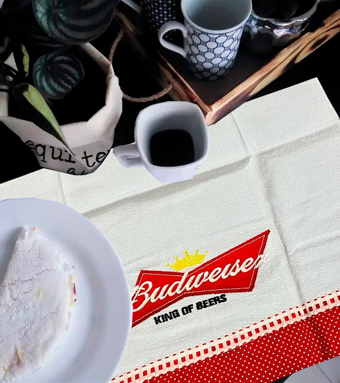 Pano de Prato Cerveja Budweiser