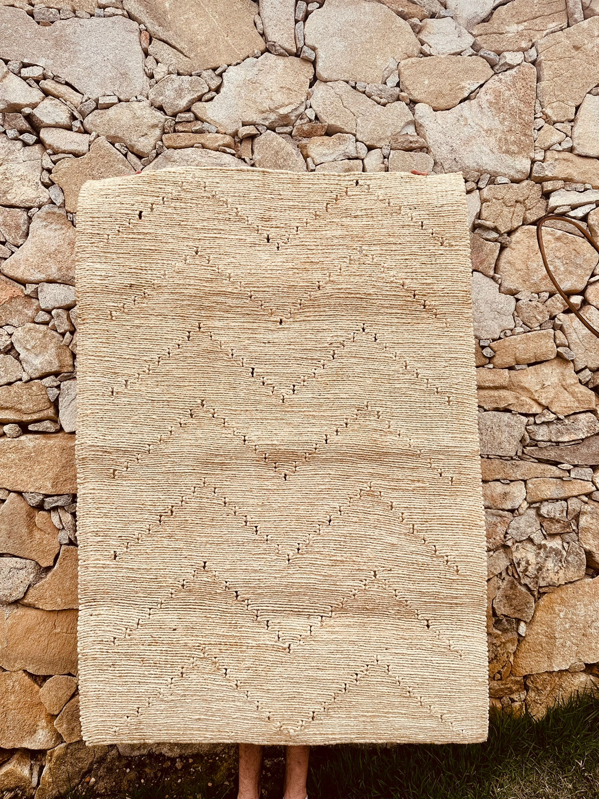 Tapete Médio Sisal Cru 1,0x1,5m