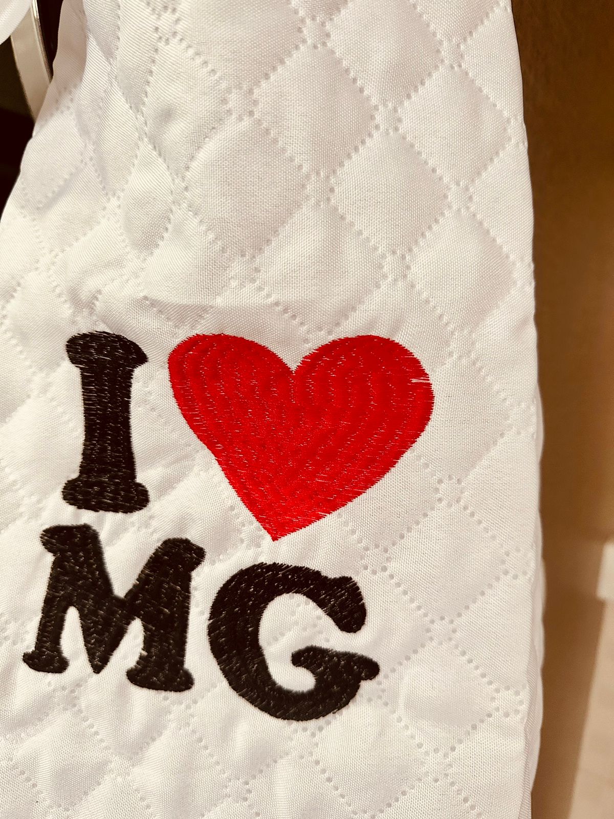 Avental de Cozinha + Luva I Love MG