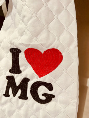 Avental de Cozinha + Luva I Love MG