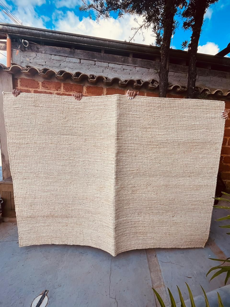 Tapete Sisal Cru Liso 2,00x3,00m