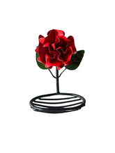 Porta Sabonete Saboneteira Flor Ferro Vermelha