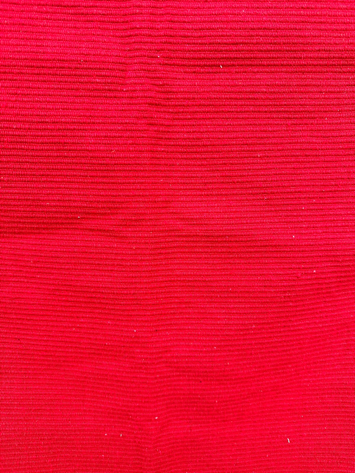Tapete em Algodão Lisboa Liso Vermelho 1,50x2,00m