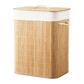 Cesto Organizador de Roupa Suja Forrado em Bambu