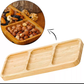 Petisqueira com 3 Divisórias em Bambu