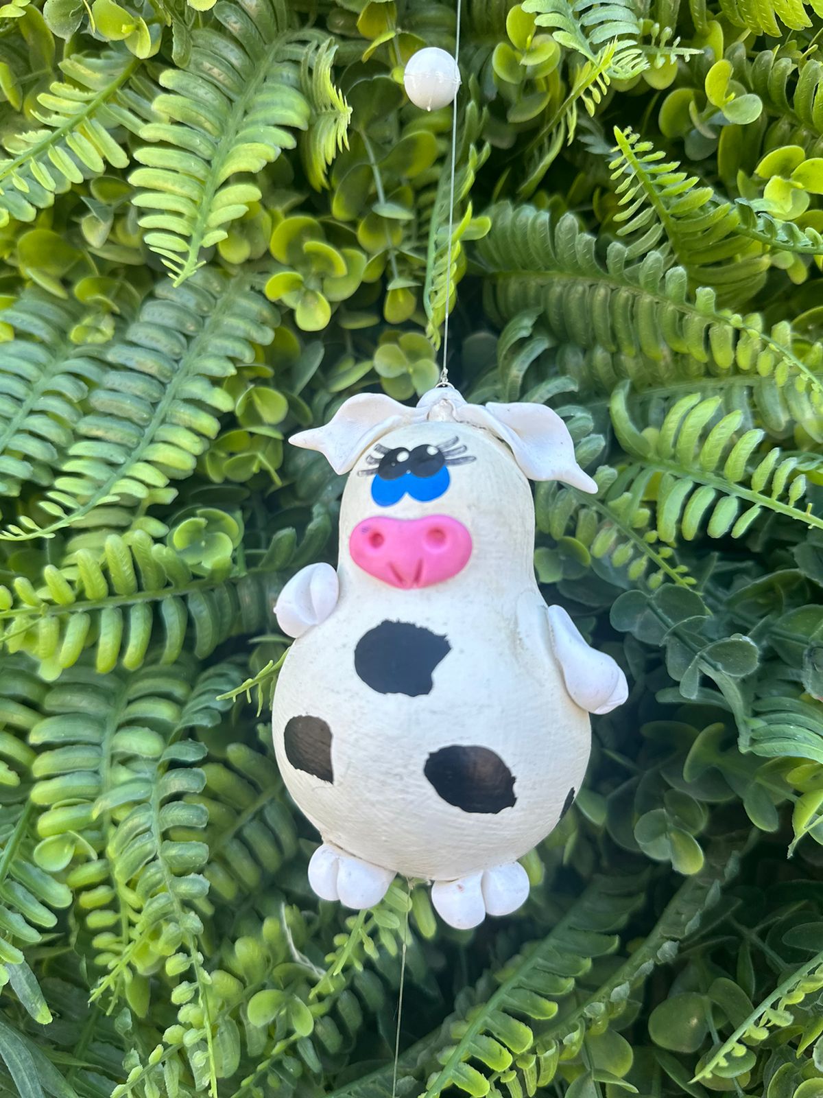 Móbile de Vaquinha em Cabaça