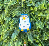 Móbile de Coruja em Cabaça Azul