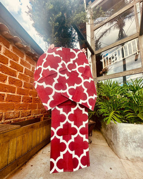Jogo de Passadeira Emborrachado Supreme Vermelho