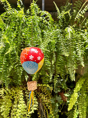 Móbile Balão em Cabaça Patchwork