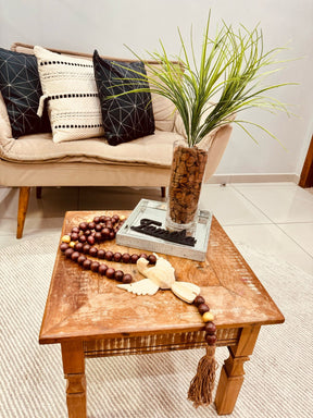 Colar / Terço de Mesa Decorativo Divino Vinho