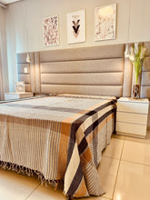 Colcha para Cama Queen 2,40x2,60m Artesanal Listrada