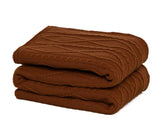 Peseira de Tricô Carrancas 0,60x2,30m Terracota