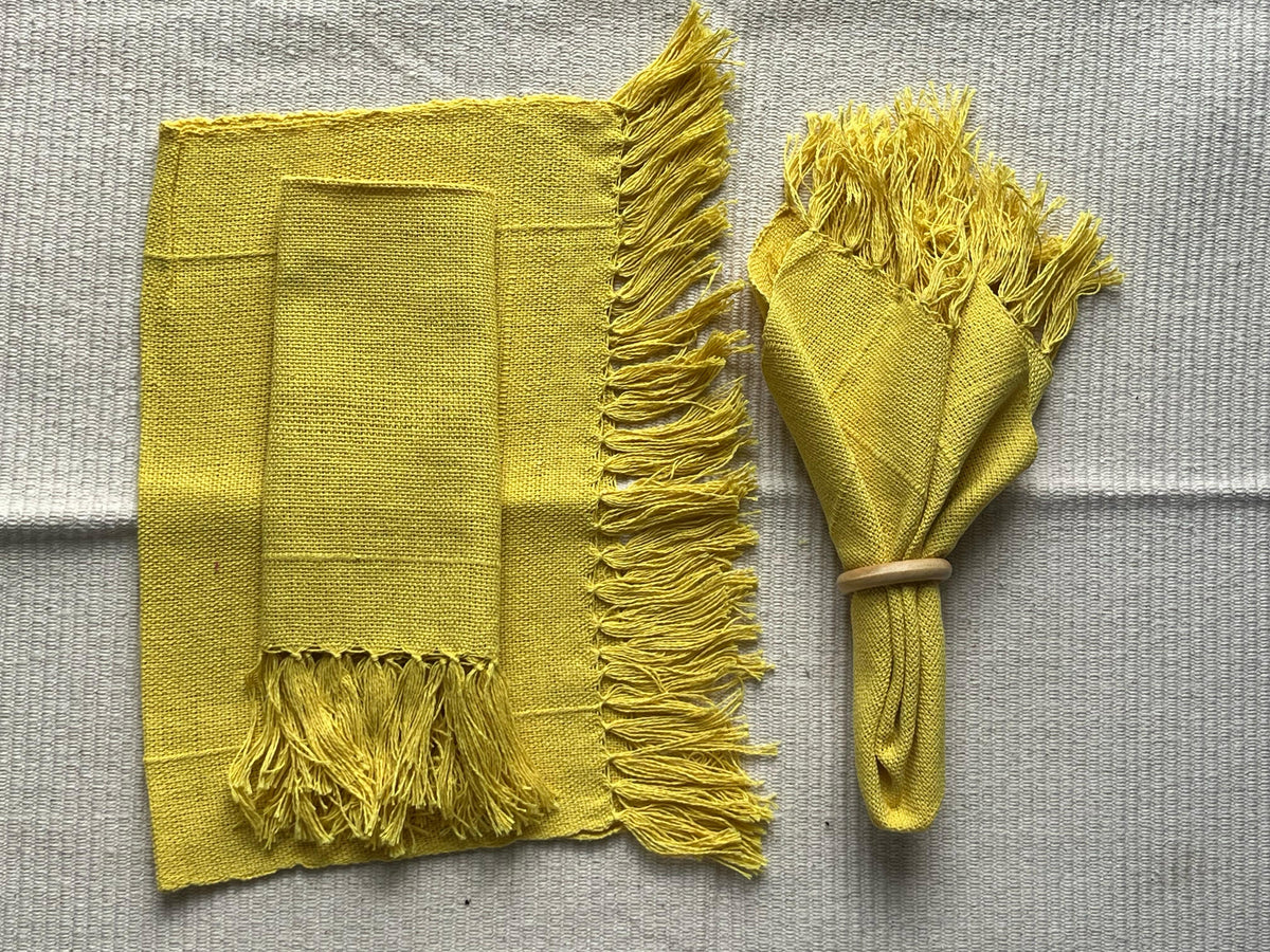 Guardanapo Algodão Amarelo 30x40cm