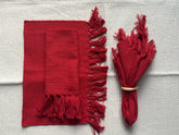 Guardanapo Algodão Vermelho 30x40cm