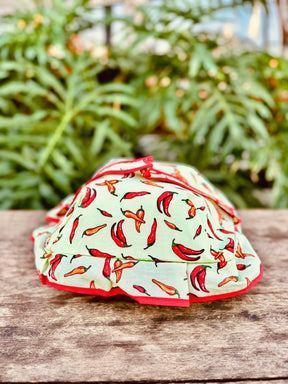 Cesta de Pão com Alça Pimenta