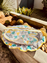 Cesta Porta Pão Bambu com Zíper Triângulo Tifanny