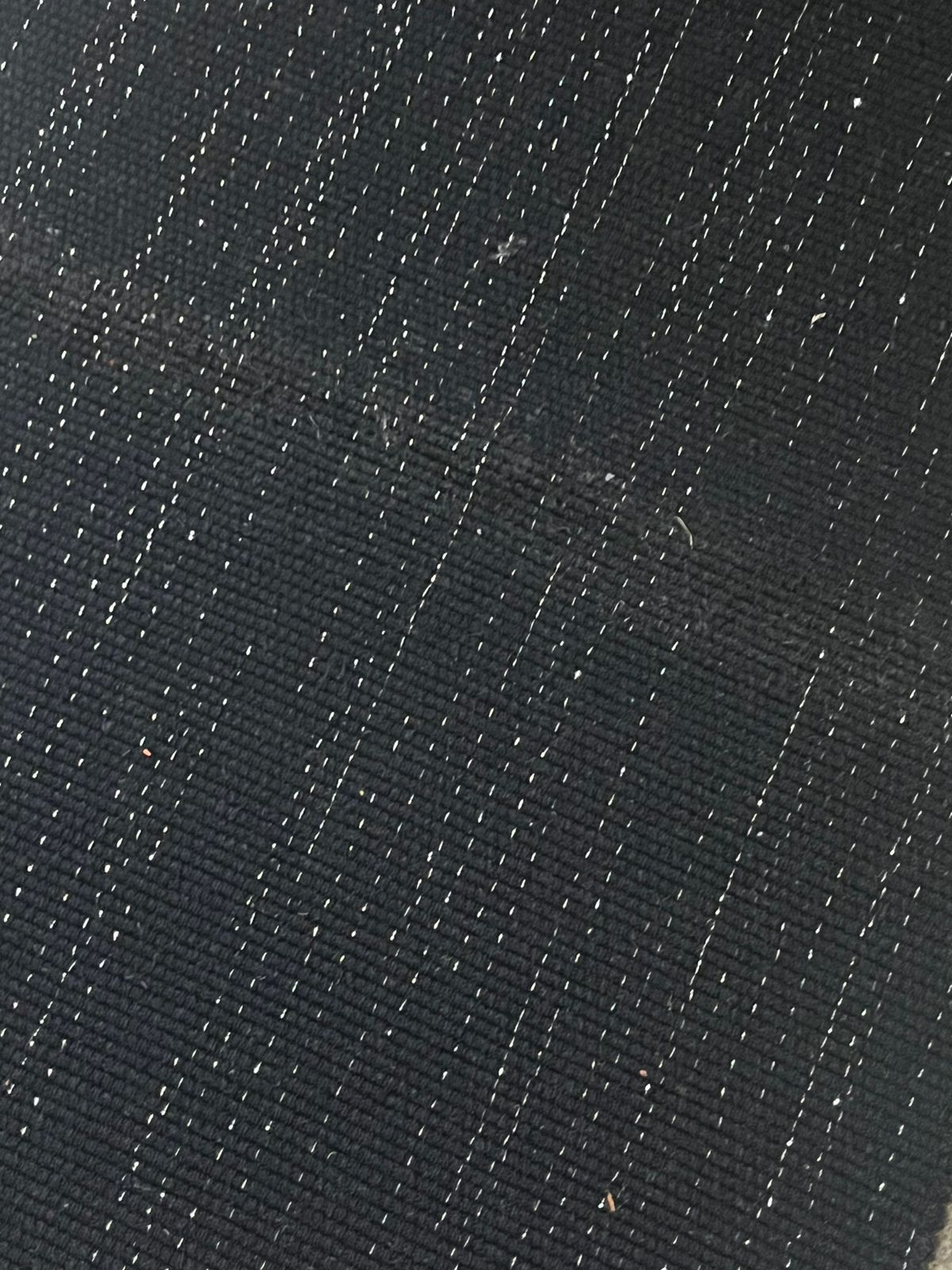 Caminho de Mesa Linha com Fio Lurex Preto 2,0m