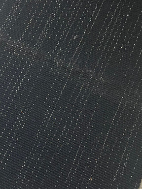 Caminho de Mesa Linha com Fio Lurex Preto 2,0m