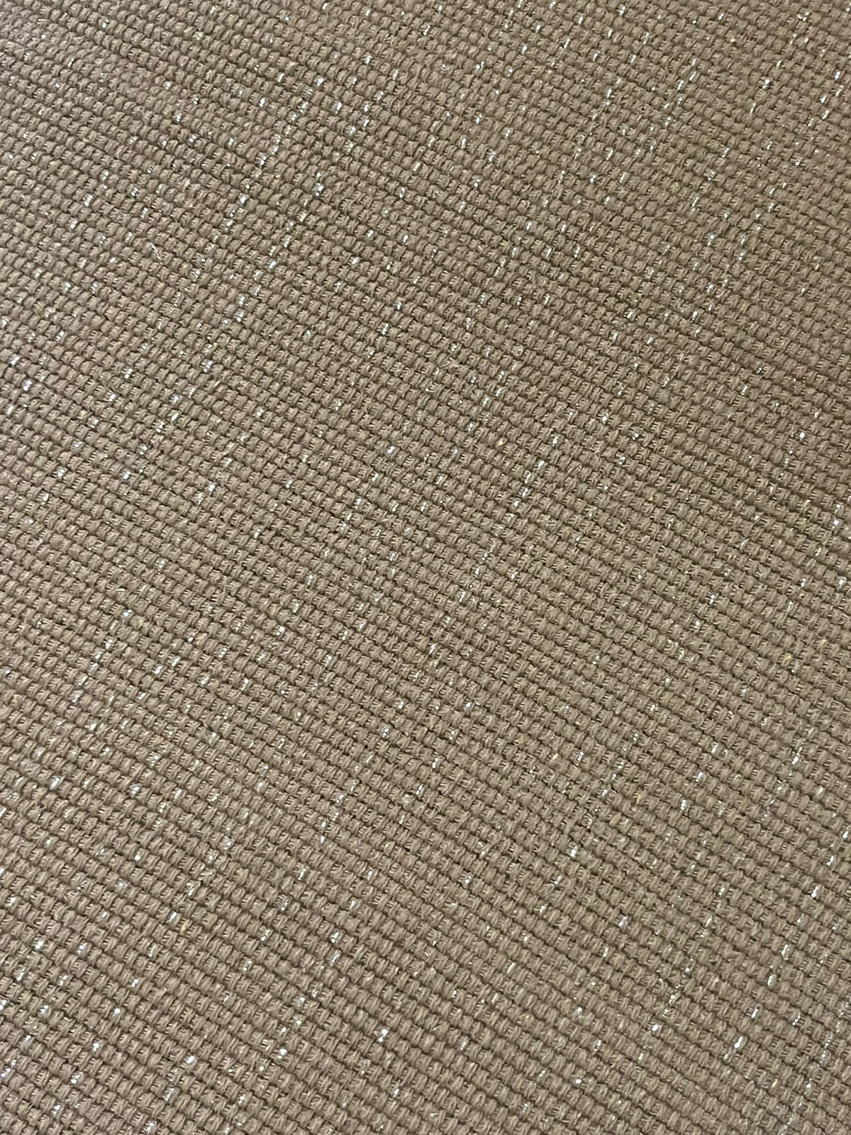 Caminho de Mesa Linha com Fio Lurex Café com Leite 2,0m