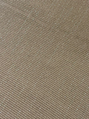 Caminho de Mesa Linha com Fio Lurex Café com Leite 2,0m