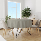 Toalha de Mesa Oxford Redonda 1,50m Bege