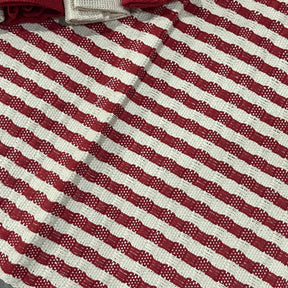 Kit De Jogo Americano, Guardanapo e Argola 6 lugares Vermelho