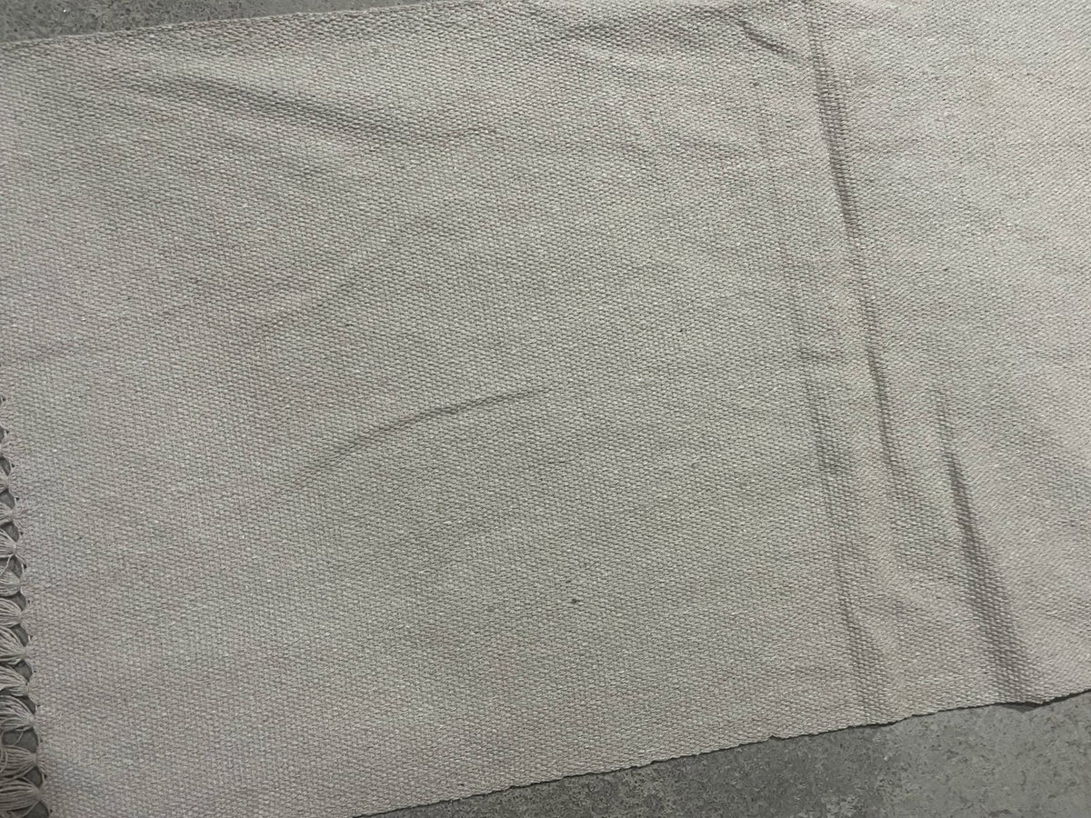 Caminho de Mesa Algodão Bege Liso 1,5m