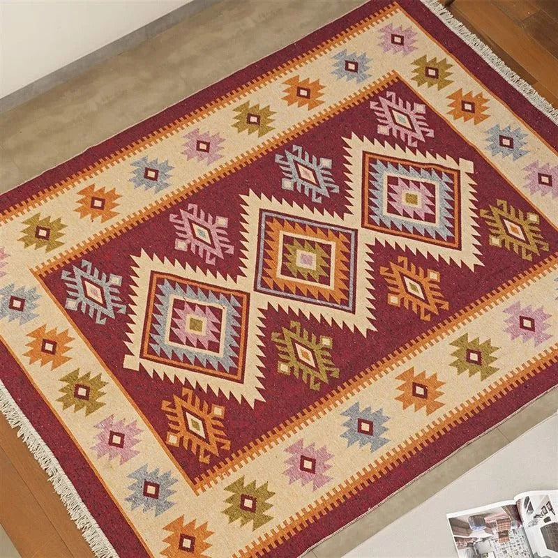 Tapete Kilim Antep 1,50x2,00m Vermelho DES 002