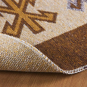 Tapete Passadeira Kilim Antep 60x180cm Marrom DES 001