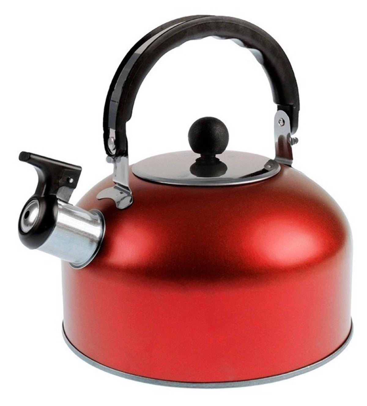 Chaleira Em Inox Com Apito Alça Fixa 2 Litros