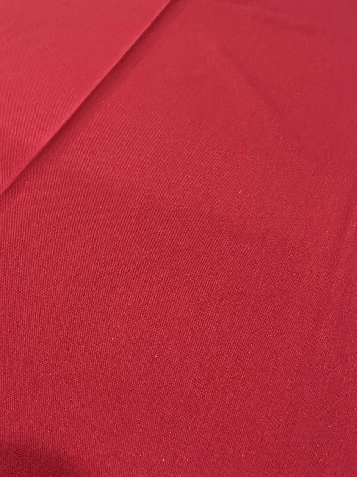 Toalha de Mesa Algodão Vermelha Lisa 1,5mx3,0m