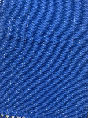 Caminho de Mesa Linha com Fio Lurex Azul 1,0m