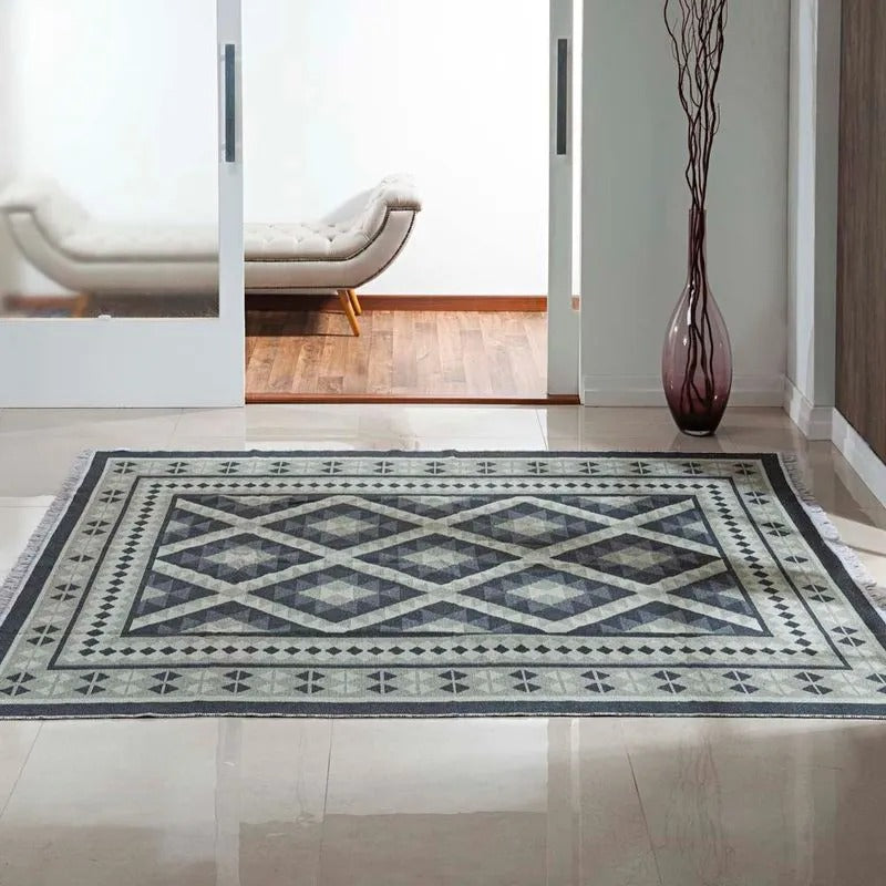 Tapete Kilim Antep 1,50x2,00m Cinza DES 006