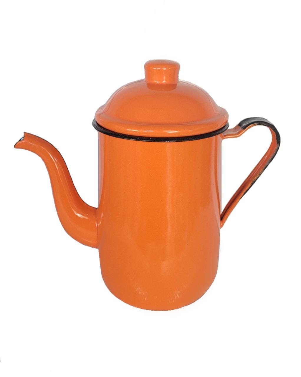 Bule Esmaltado Ágata Metallouça Laranja