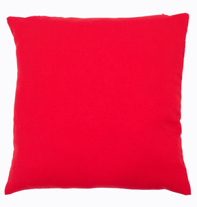 Capa de Almofada Oxford Lisa Vermelha 45x45