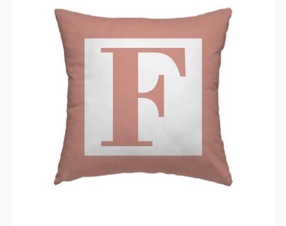 Capa de Almofada Letras 45x45