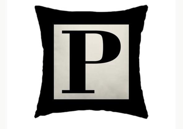 Capa de Almofada Letras 45x45