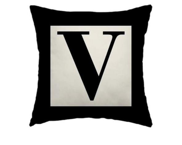 Capa de Almofada Letras 45x45