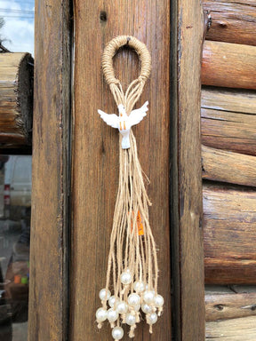 Divino Espírito Santo Juta e Pérola Para Decoração