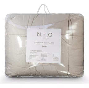 Edredom Ecopluma Toque De Pluma Queen 240x260 Bege